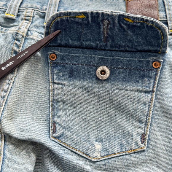 VTG Lucky Brand Juniper Flare Jeans Vintage Y2K Women's sz 8 29 Distressed USA - Picture 5 of 16